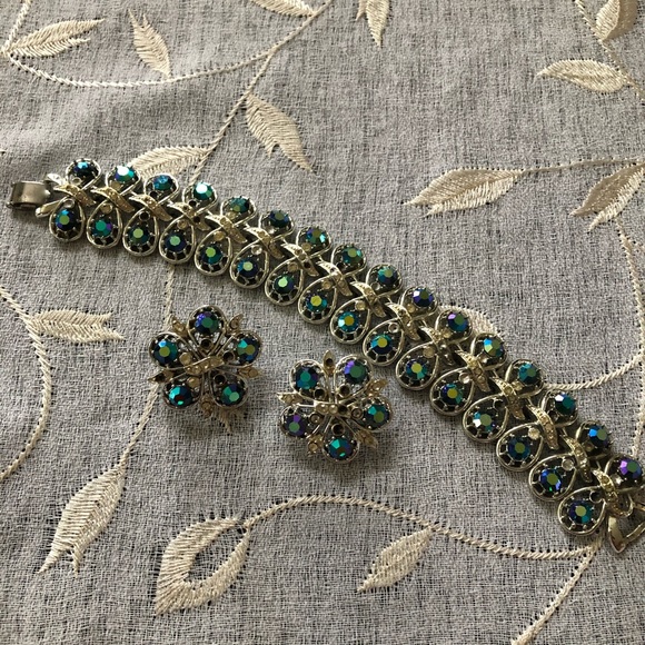 Rare Vintage CORO Pegasus AURORA BOREALIS Jewelry - Picture 3 of 8